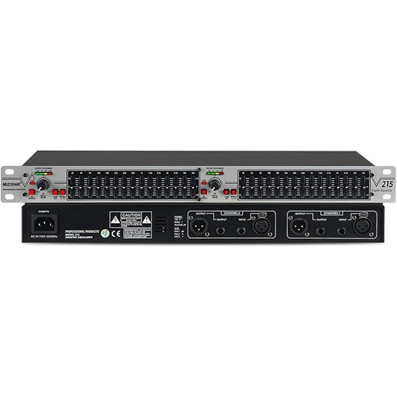 15-Band Stereo Graphic Equalizer for Home Audio