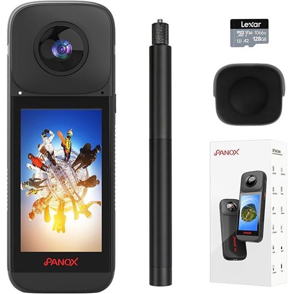 PANOX V2 360 Action Camera Vlog Kit (128GB)