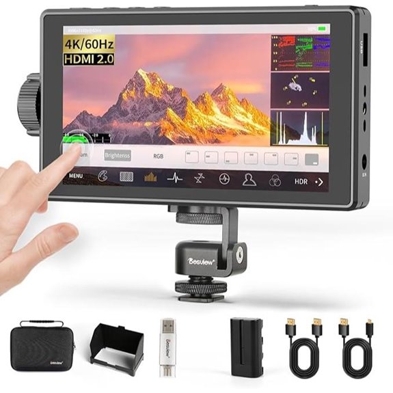 Desview 5.5 4K HDMI HDR Field Monitor with Battery