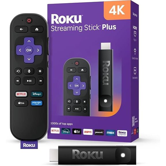 Roku Streaming Stick Plus 4K HDR with Voice Remote