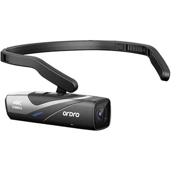 ORDRO EP8 4K Head-Mounted Camera with Gimbal