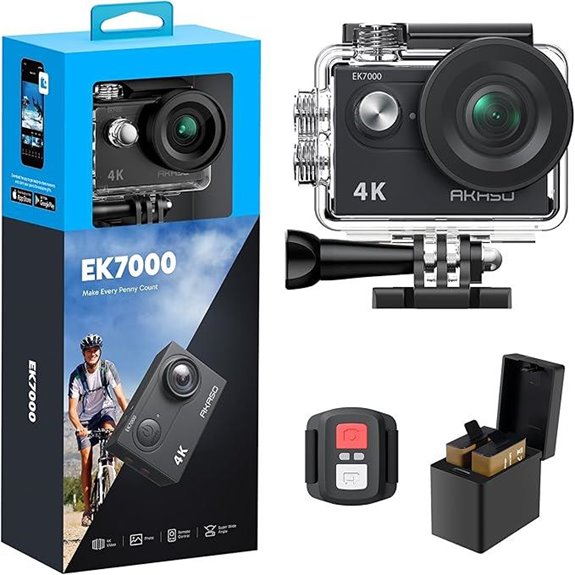 AKASO EK7000 4K Action Camera with Waterproof Case