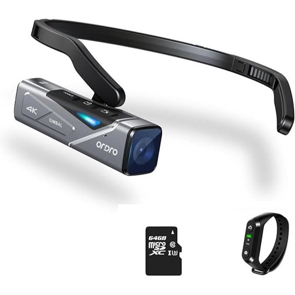 ORDRO EP7 4K Wearable Vlogging Camera with MicroSD