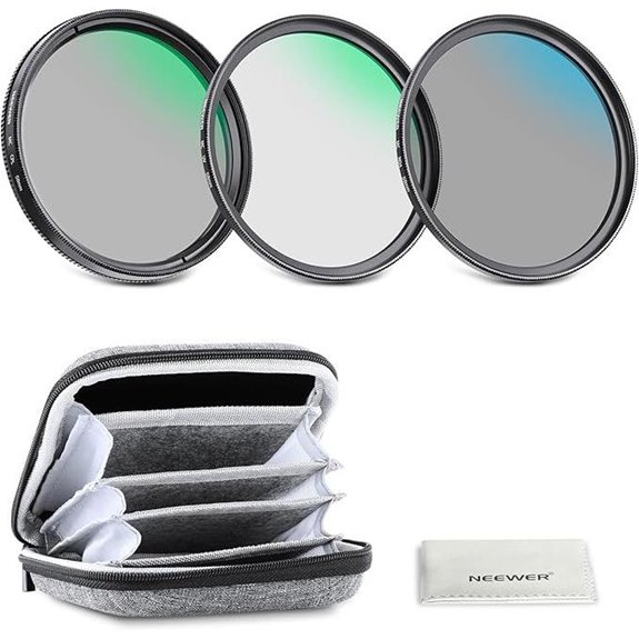 NEEWER 58mm Camera Filter Kit with Case