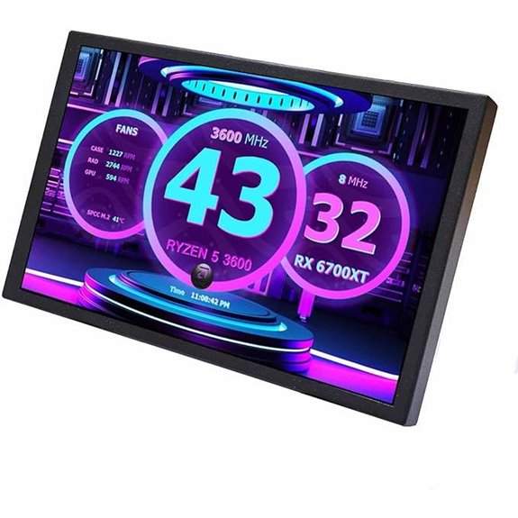 VSDISPLAY 8-Inch Mini LCD Monitor with Video Input