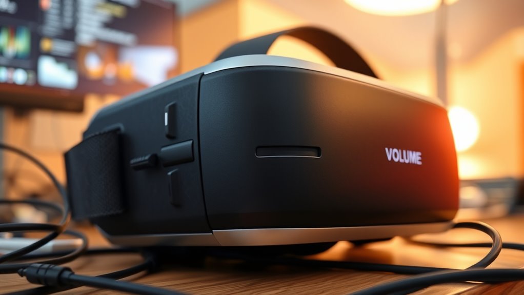 adjust headset volume settings