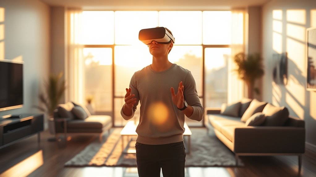 adjust virtual reality perception