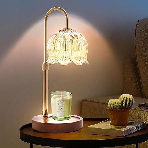 GEEZO Candle Warmer Lamp with Timer & Dimmer