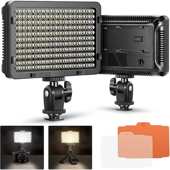 Neewer Dimmable 176 LED Video Light for Cameras