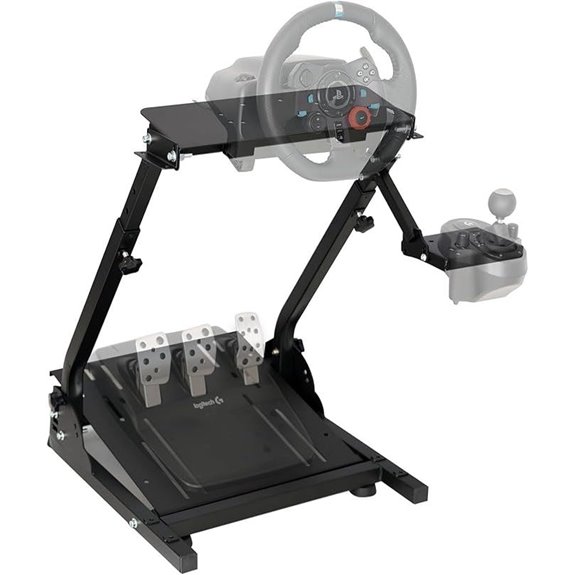 Height Adjustable Racing Wheel Stand for Logitech G Series