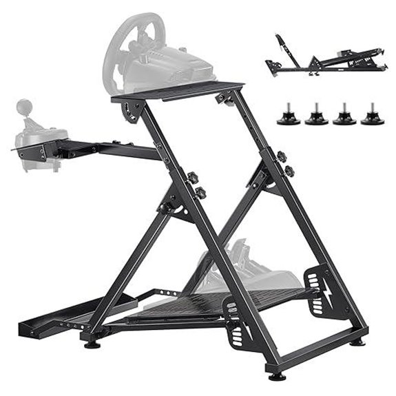 VEVOR Adjustable Racing Wheel Stand for Simulators