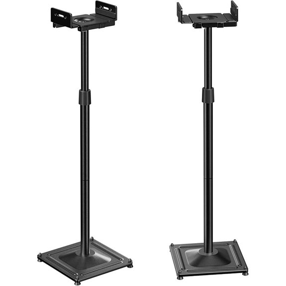 Perlesmith Adjustable Speaker Stands for Satellite Speakers