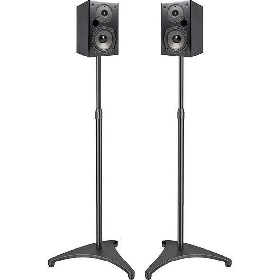 PERLESMITH Adjustable Speaker Stands (Pair)