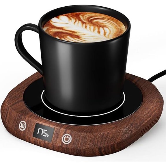 Coffee Mug Warmer with 5 Temp Settings & Timer