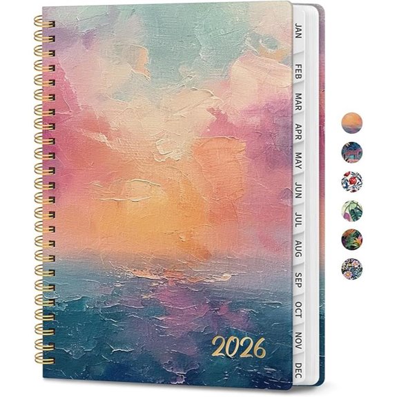 2026 Aesthetic Weekly/Monthly Planner with Tabs