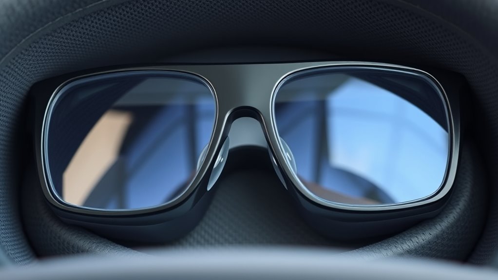 align glasses carefully inside