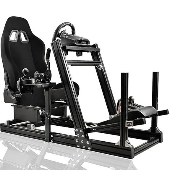 Marada Aluminum Racing Simulator Cockpit (No Wheel/Pedals)