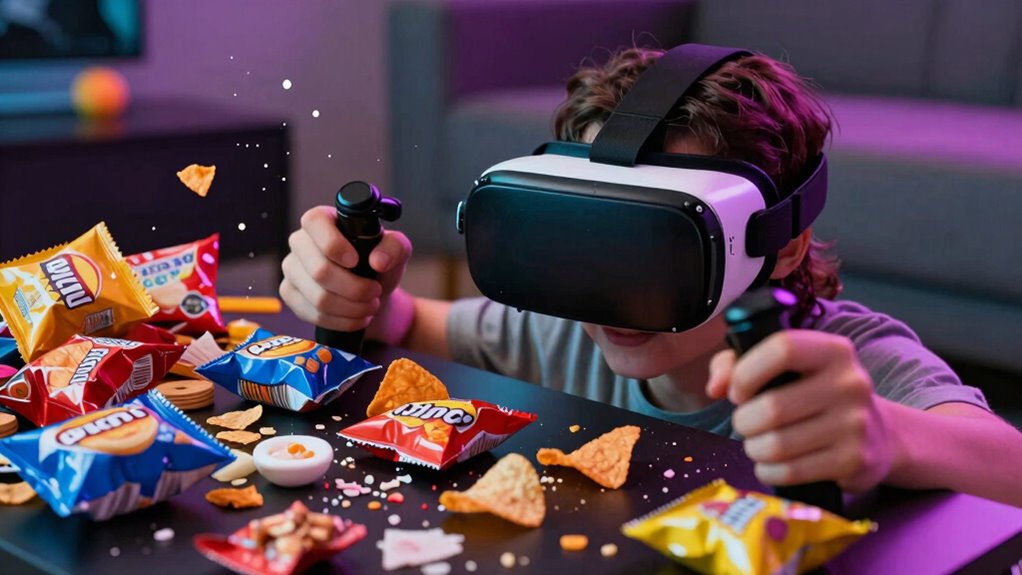avoid eating near vr headsets