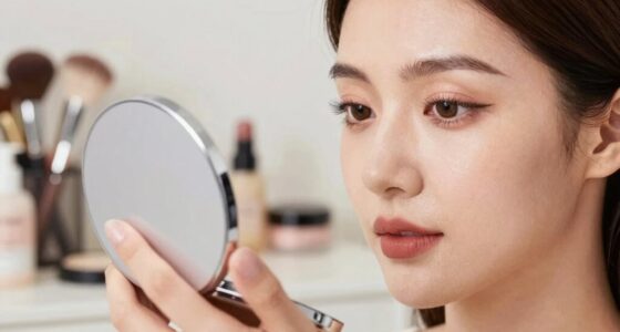 avoid makeup smudging lenses