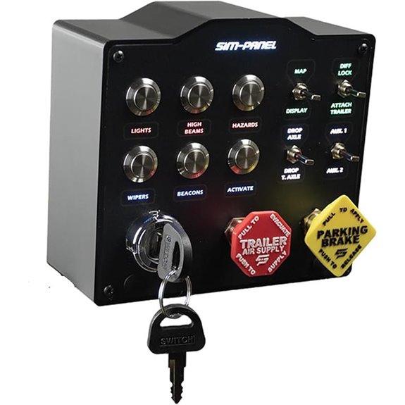 Button Box for American Truck Simulator with Backlighting