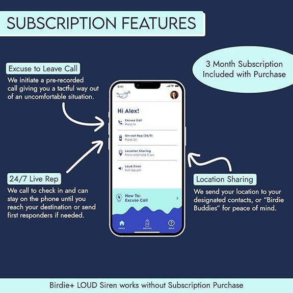 She’s Birdie Birdie+ Safety Alarm for Women