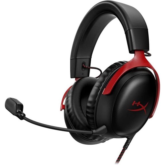 HyperX Cloud III Gaming Headset (Black/Red)