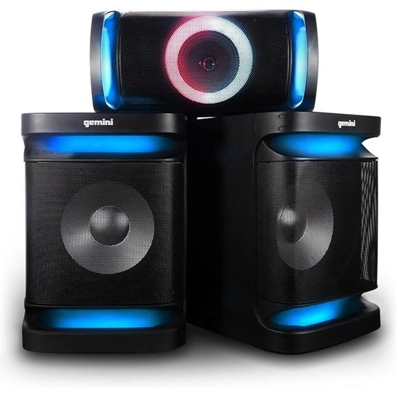 Gemini Bluetooth Home Stereo System with Subwoofers