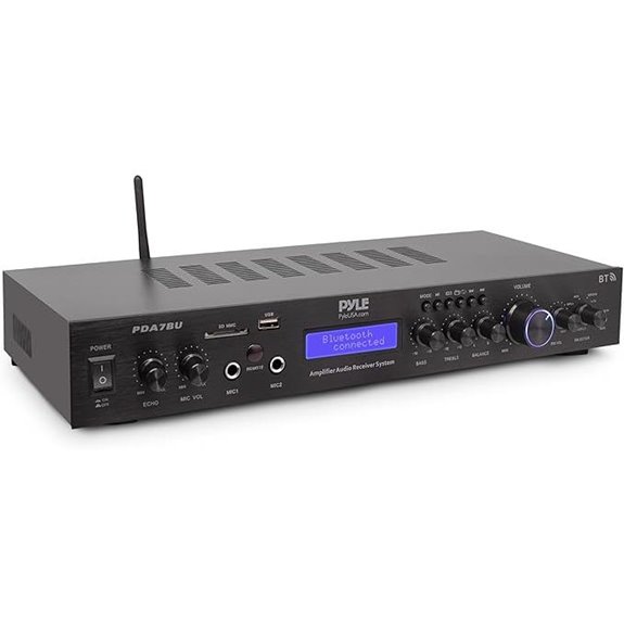 Pyle Bluetooth Home Theater Amplifier with Subwoofer Out