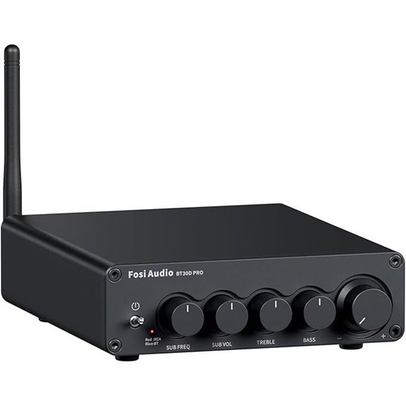 Fosi Bluetooth 2.1 Subwoofer Amplifier with Bass Control