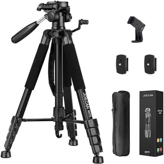 JOILCAN 74 Tripod for Cameras and Phones