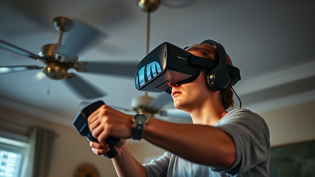 ceiling fans disrupt vr tracking