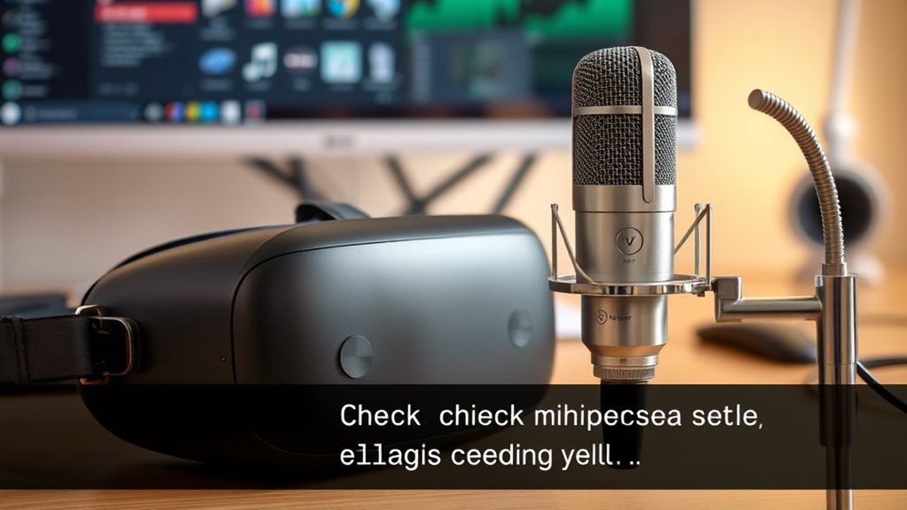 check microphone settings regularly