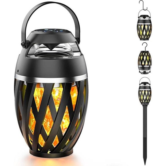 Christmas Bluetooth Speaker with LED Torch for Men