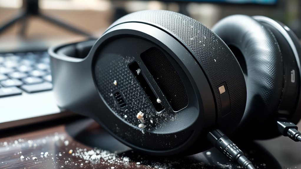 clear vents and ports regularly