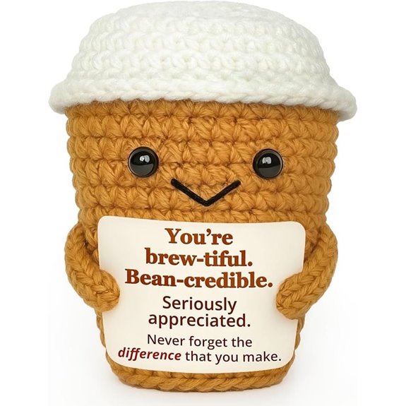 Coffee Lovers Gift for Women - Support Appreciation Handmade