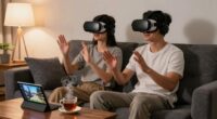 comfortable vr date setup