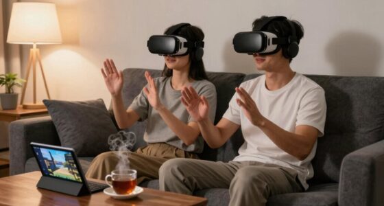 comfortable vr date setup