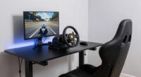 compact sim racing equipment