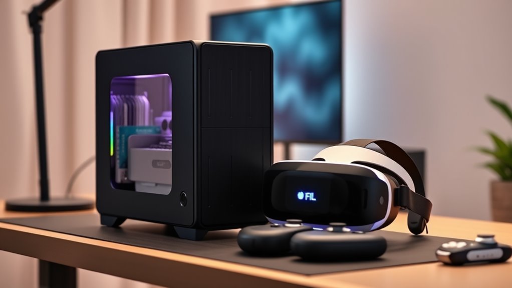 compact vr gaming setup