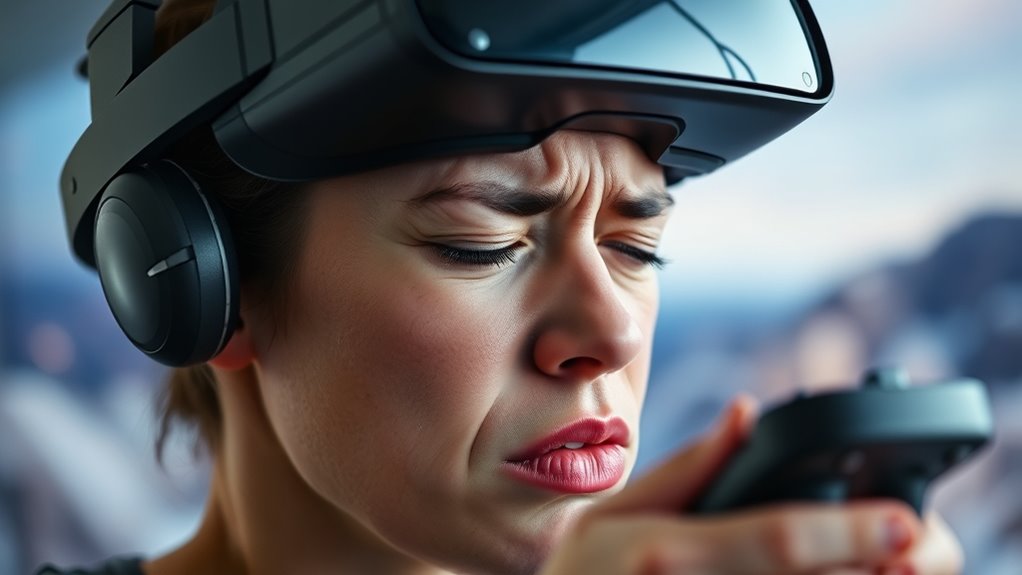 conflicting sensory signals cause nausea