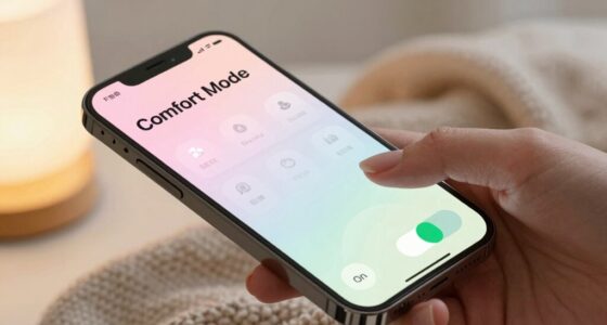 create user friendly comfort profile