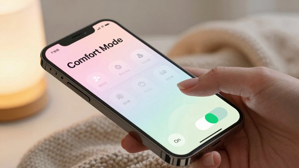 create user friendly comfort profile