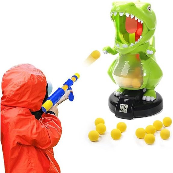 EagleStone Dinosaur Shooting Toy Set with Air Pump