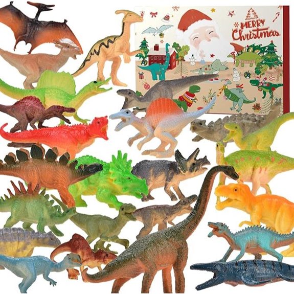 Dinosaur Advent Calendar for Kids Christmas Countdown