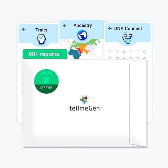 tellmeGen DNA Test Kit with Ancestry and Traits