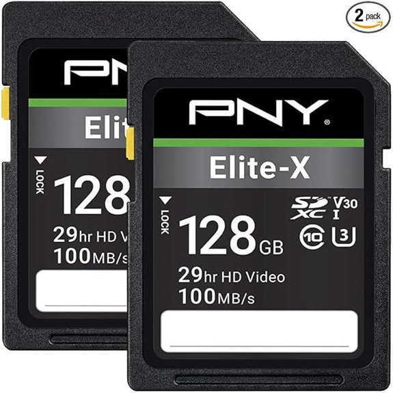 PNY 128GB Elite-X SDXC Flash Memory Card (2-Pack)