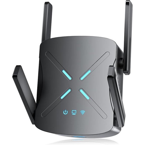 WiFi Extender Signal Booster Dual-Band Easy Setup