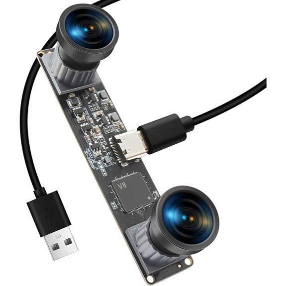 MMlove 3D USB Webcam with Dual Lens and Global Shutter