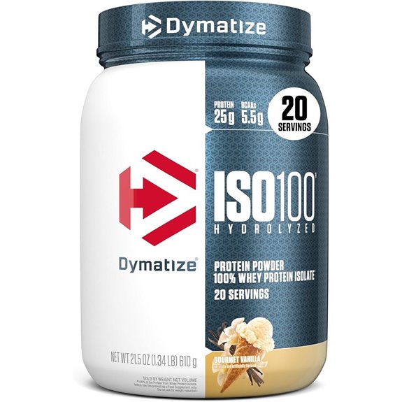Dymatize ISO100 Whey Protein Gourmet Vanilla 20 Servings