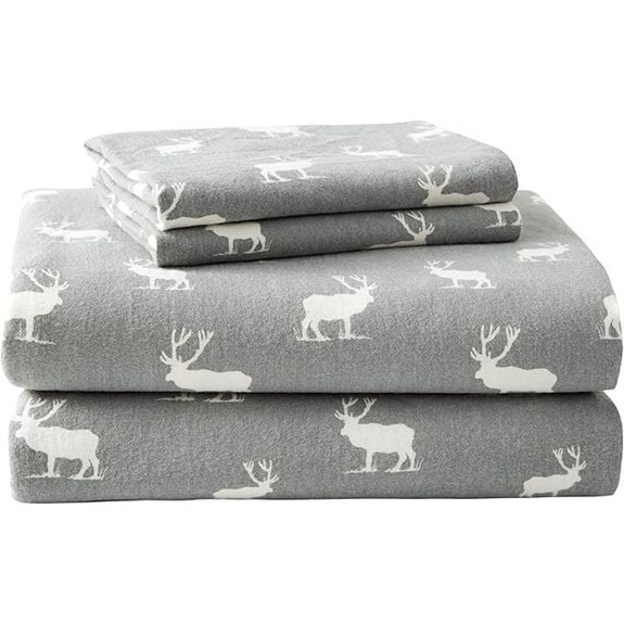 Eddie Bauer Queen Flannel Sheets with Pillowcases